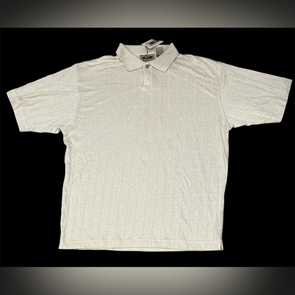 Joseph Abboud White Men's Polo Shirt